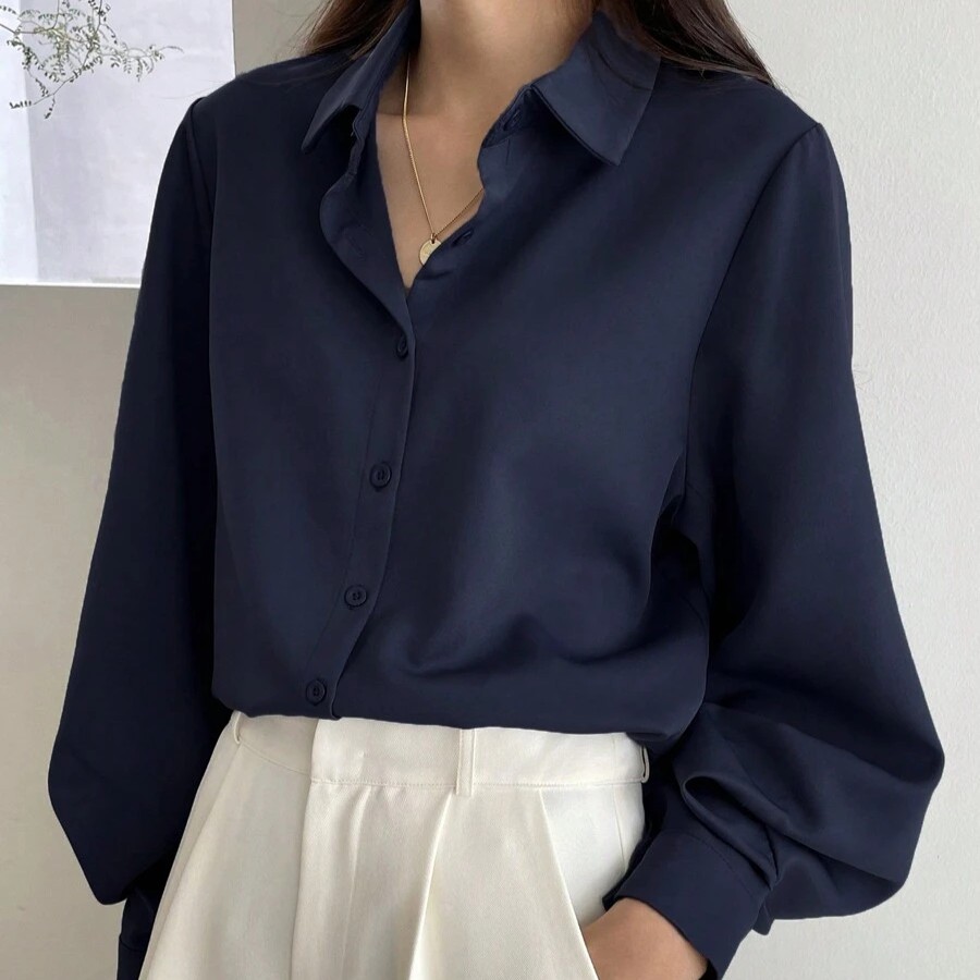 قميص DAZY  بلون موحّد