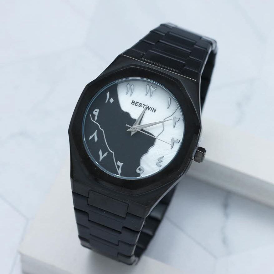 ساعة سيراميك ارقام عربي