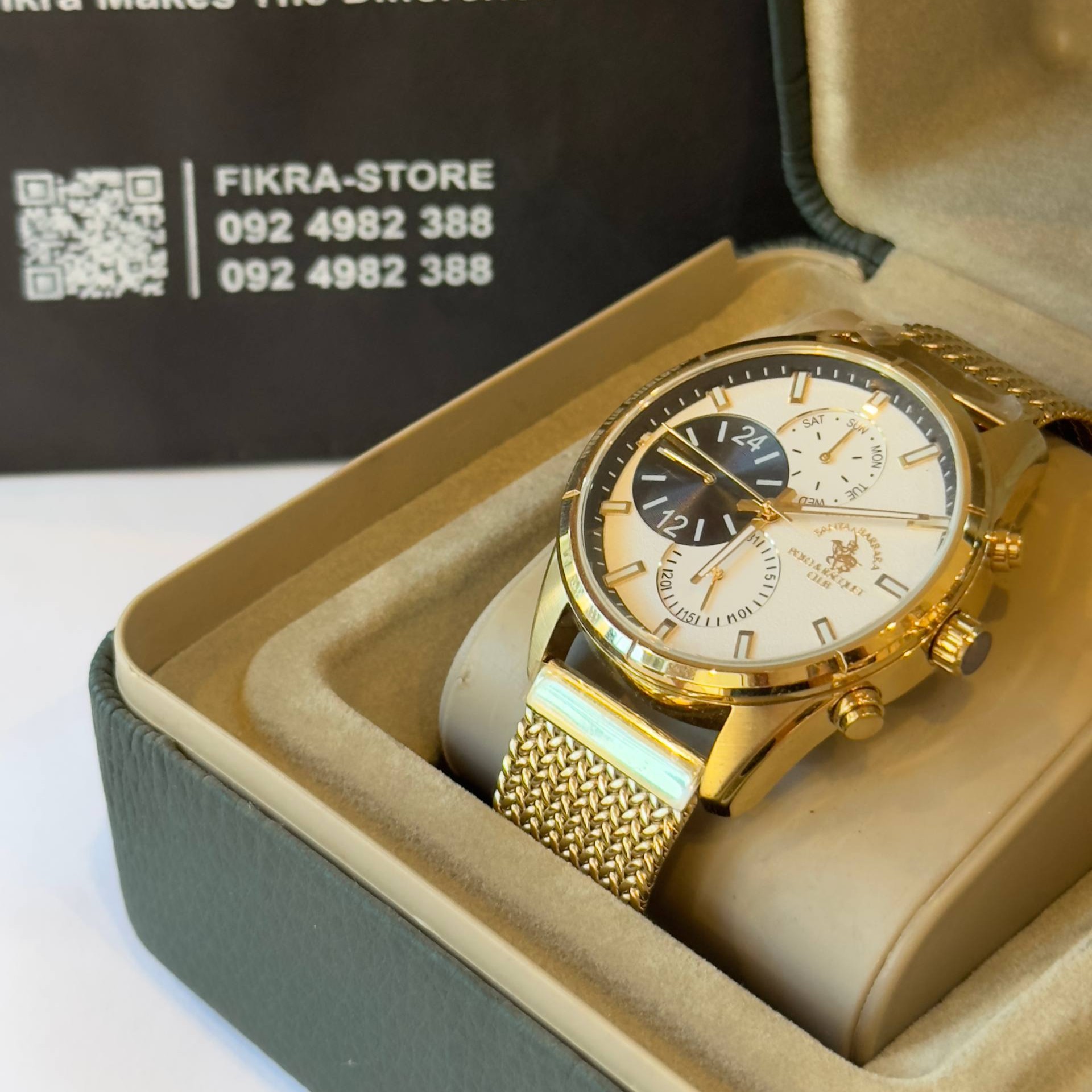 ساعة بولو جولد الرجالية